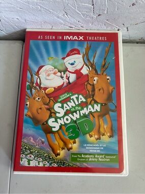 Santa vs. the Snowman 3D DVD - Red Cover